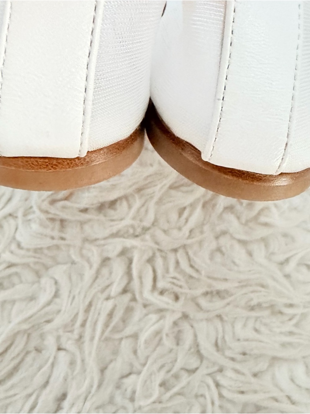 Dear Frances Balla Mesh Ballet Flats - White - Picture 9 of 10